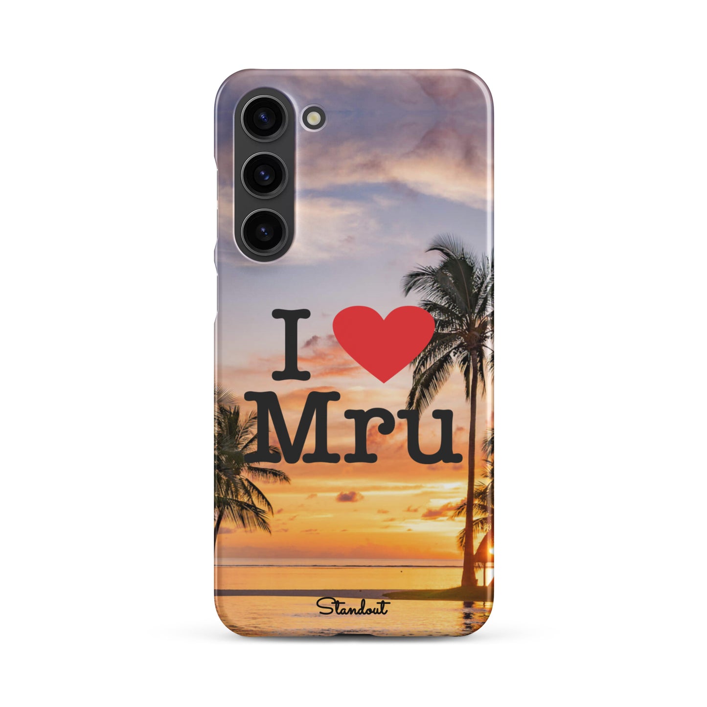 I love Mru SunsetSnap case for Samsung®