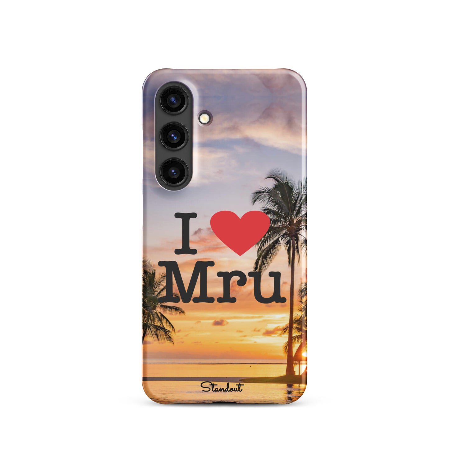 I love Mru SunsetSnap case for Samsung®