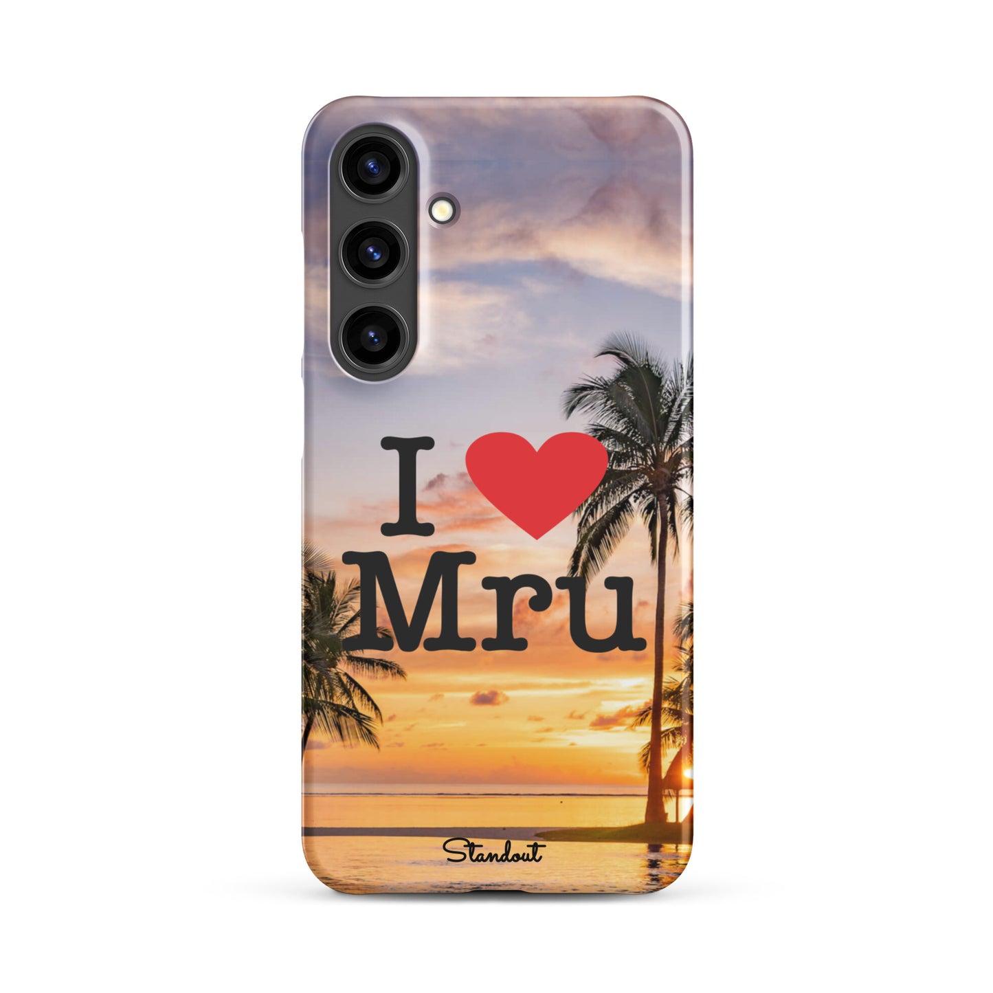 I love Mru SunsetSnap case for Samsung®