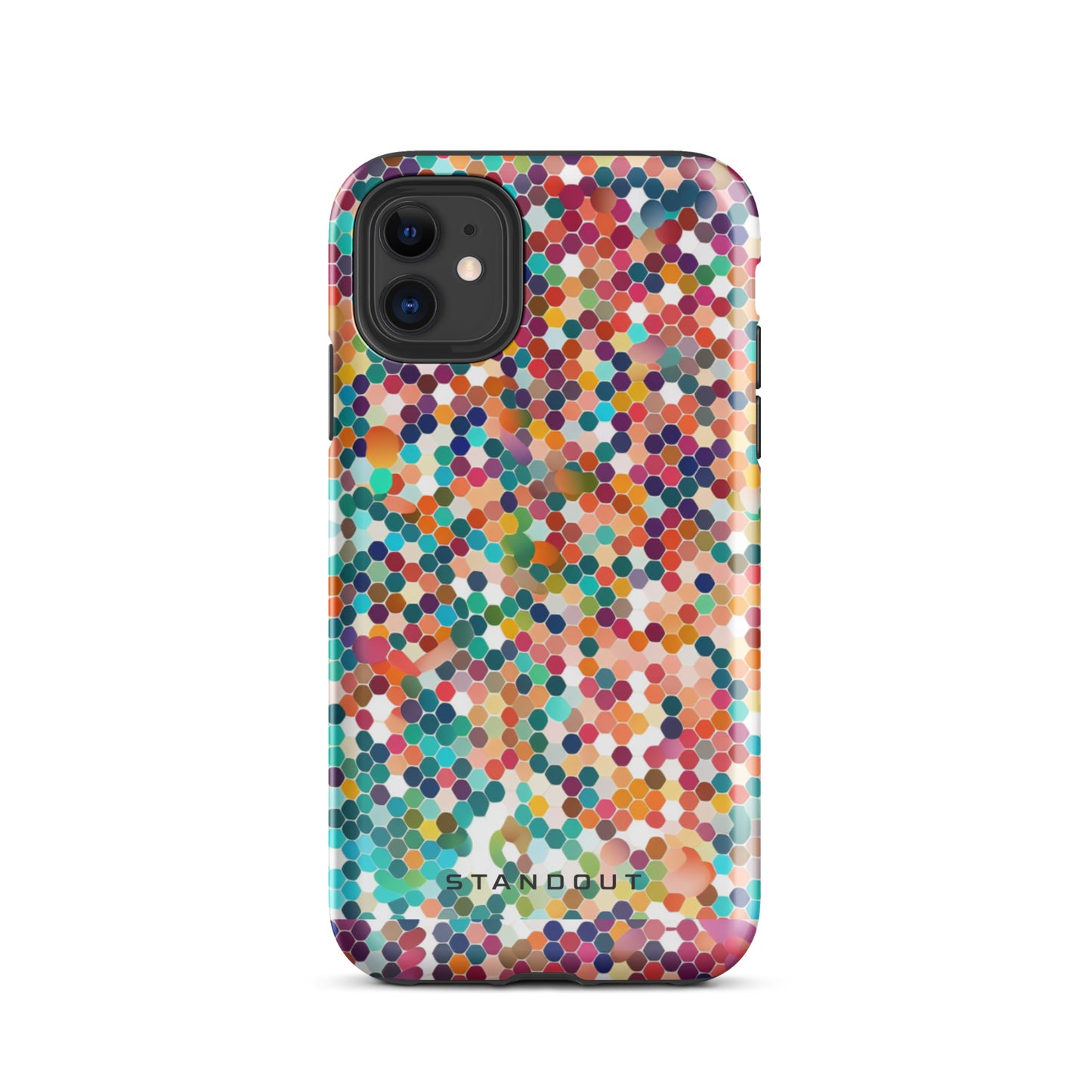 Honey Comb colorful abstract Tough Case for iPhone® (FREE Shipping)