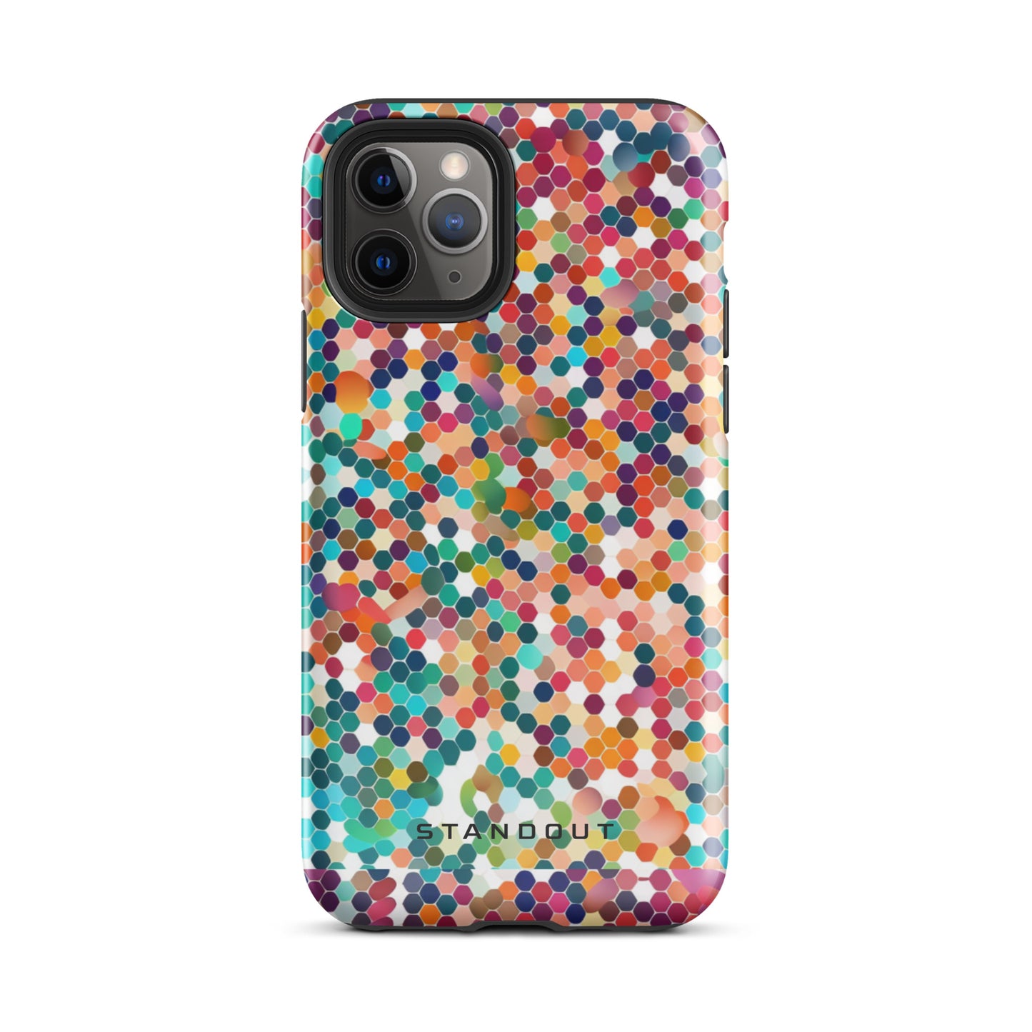 Honey Comb colorful abstract Tough Case for iPhone® (FREE Shipping)