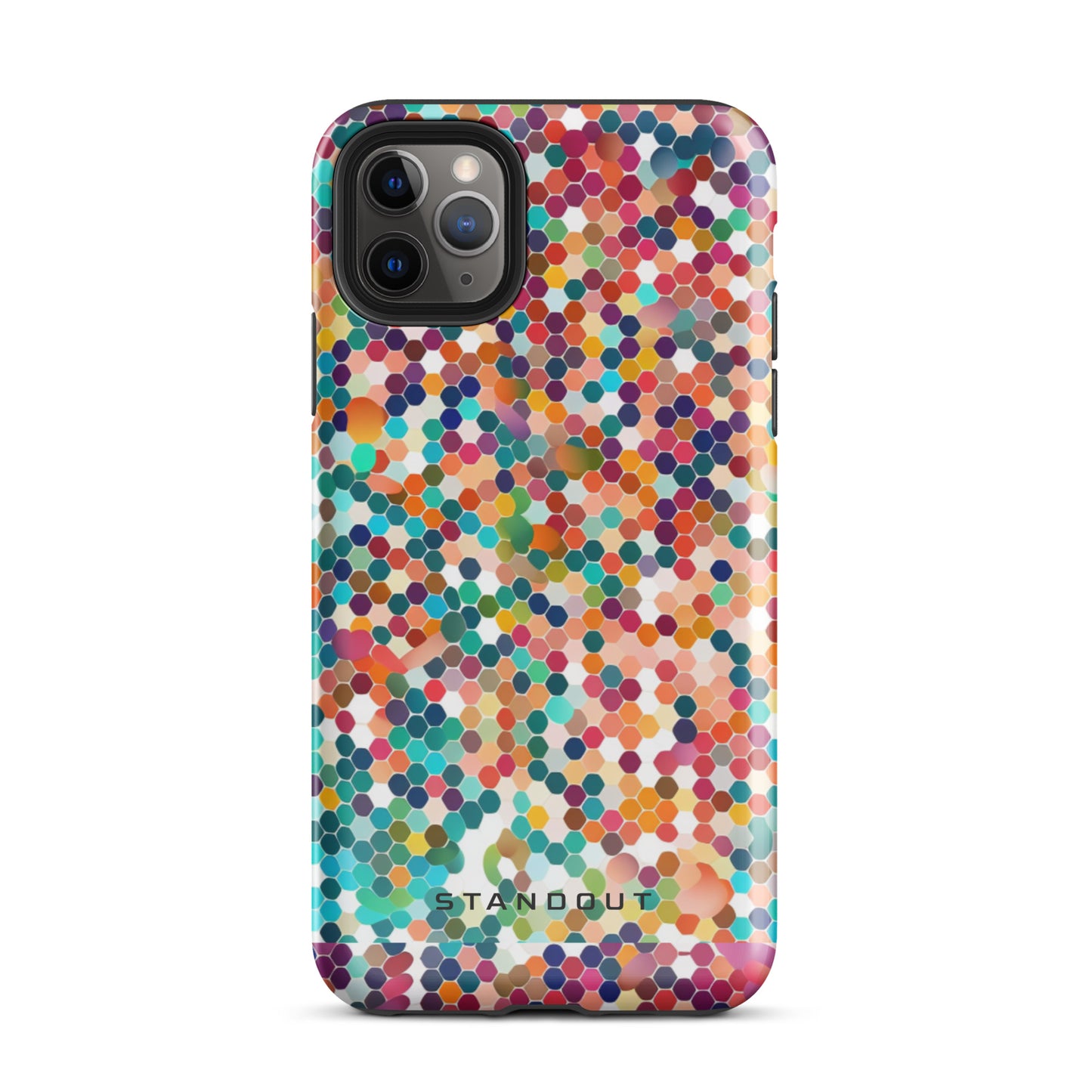 Honey Comb colorful abstract Tough Case for iPhone® (FREE Shipping)