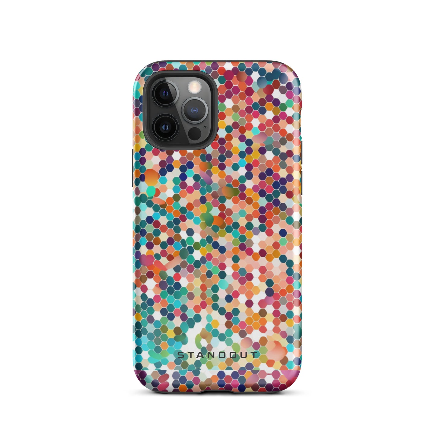 Honey Comb colorful abstract Tough Case for iPhone® (FREE Shipping)