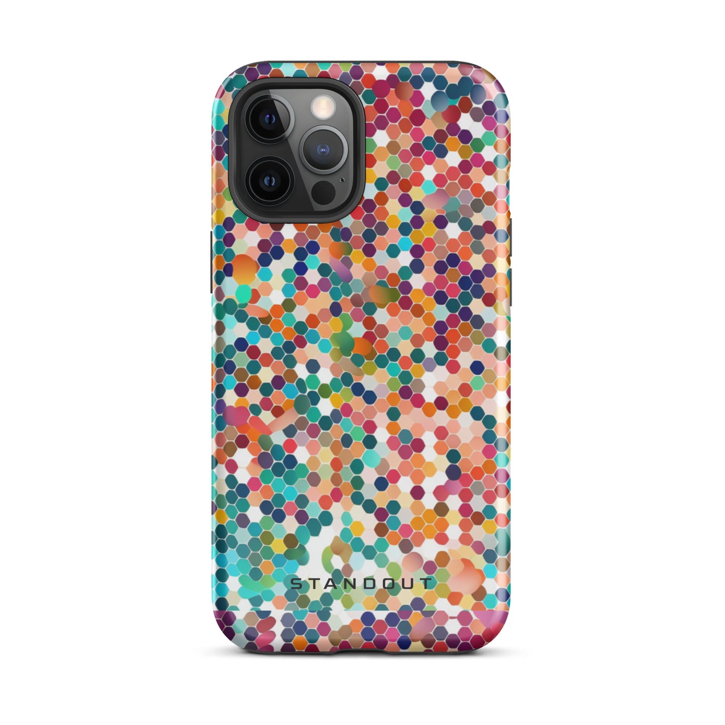 Honey Comb colorful abstract Tough Case for iPhone® (FREE Shipping)