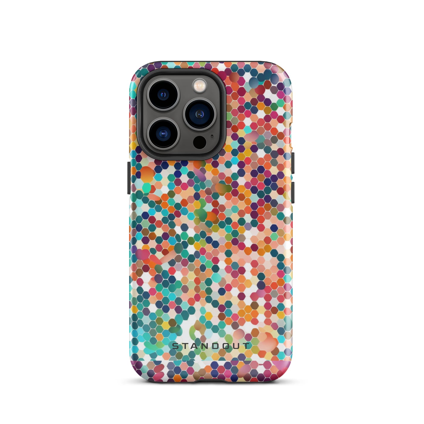 Honey Comb colorful abstract Tough Case for iPhone® (FREE Shipping)