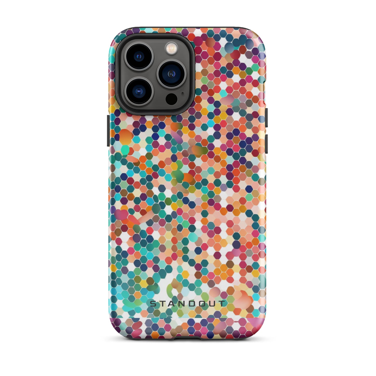 Honey Comb colorful abstract Tough Case for iPhone® (FREE Shipping)