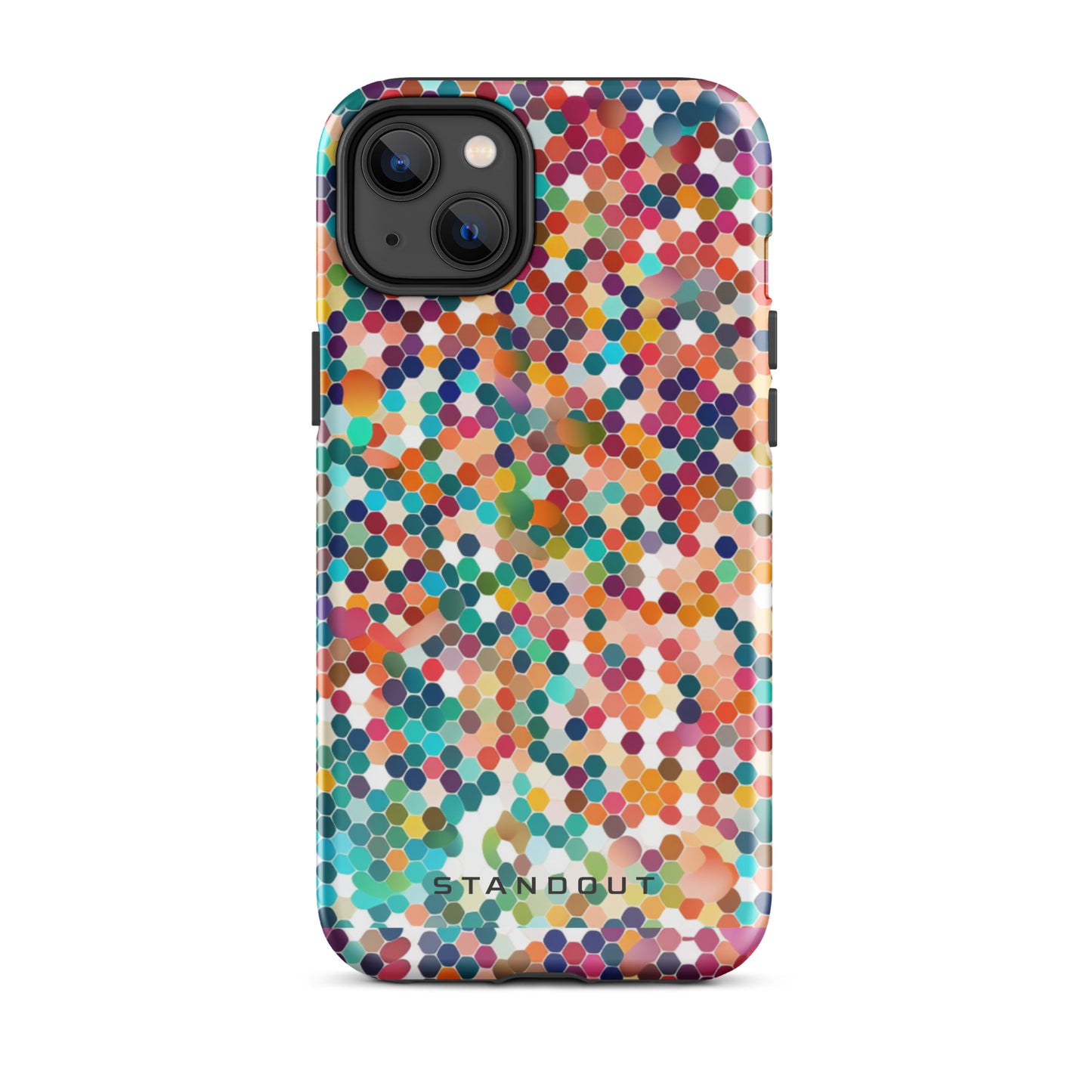 Honey Comb colorful abstract Tough Case for iPhone® (FREE Shipping)