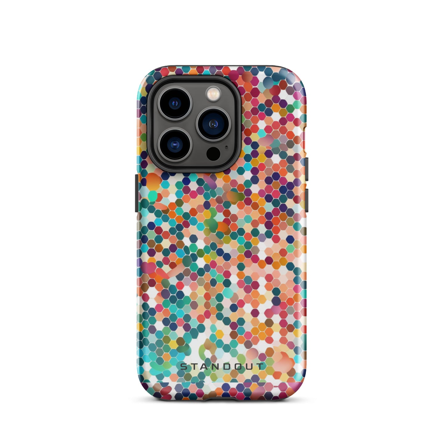 Honey Comb colorful abstract Tough Case for iPhone® (FREE Shipping)