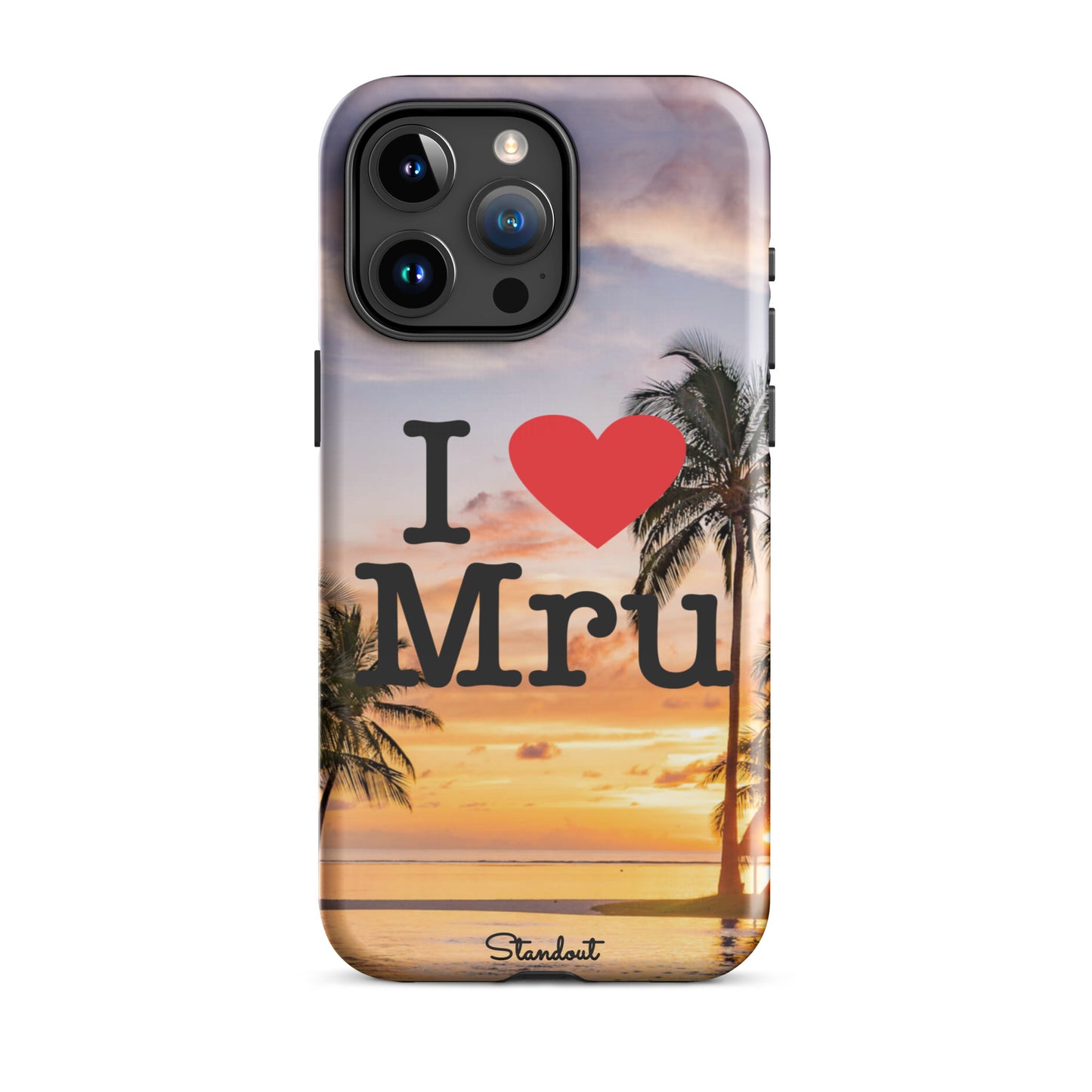 I love Mru Sunset Tough Case for iPhone®