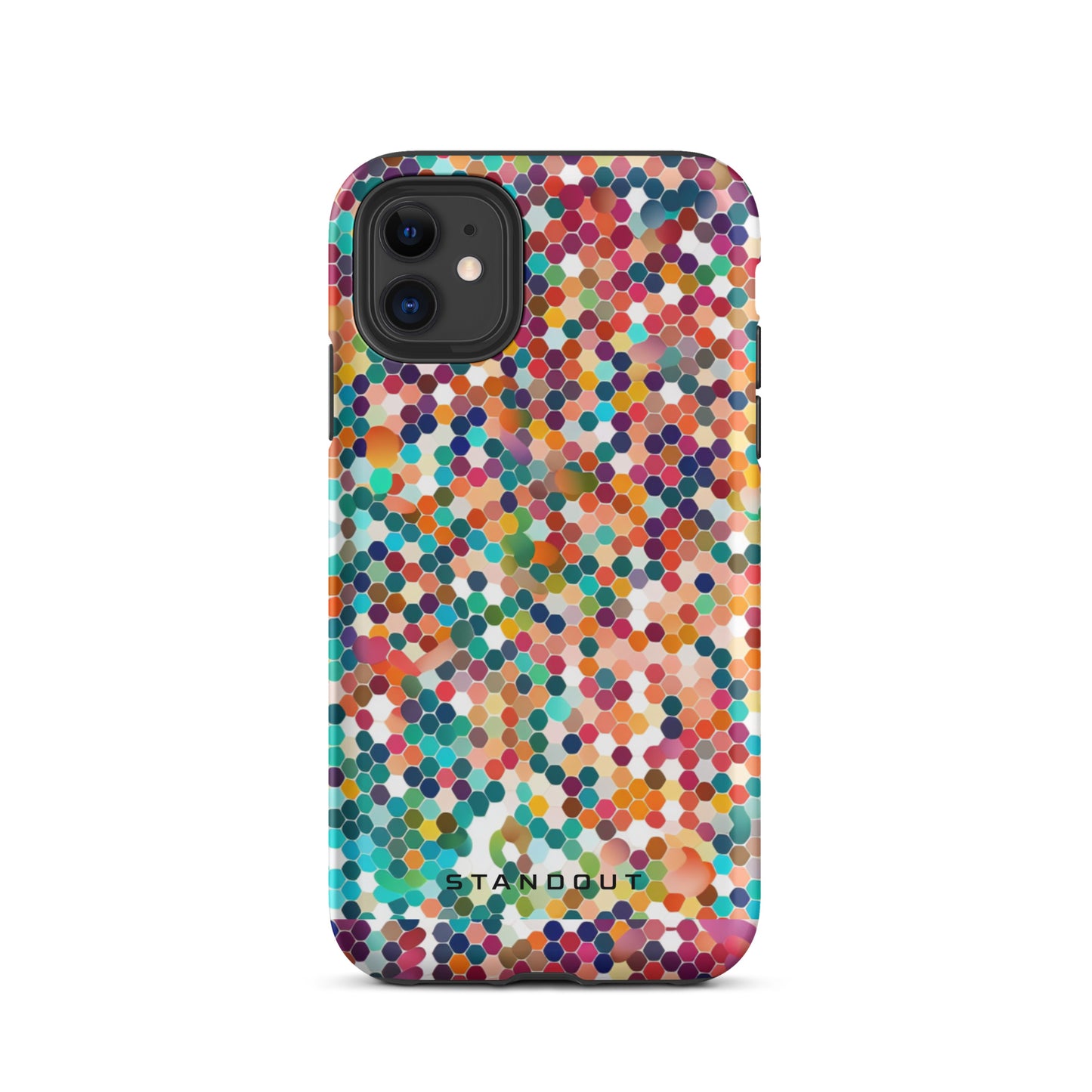 Honey Comb colorful abstract Tough Case for iPhone® (FREE Shipping)