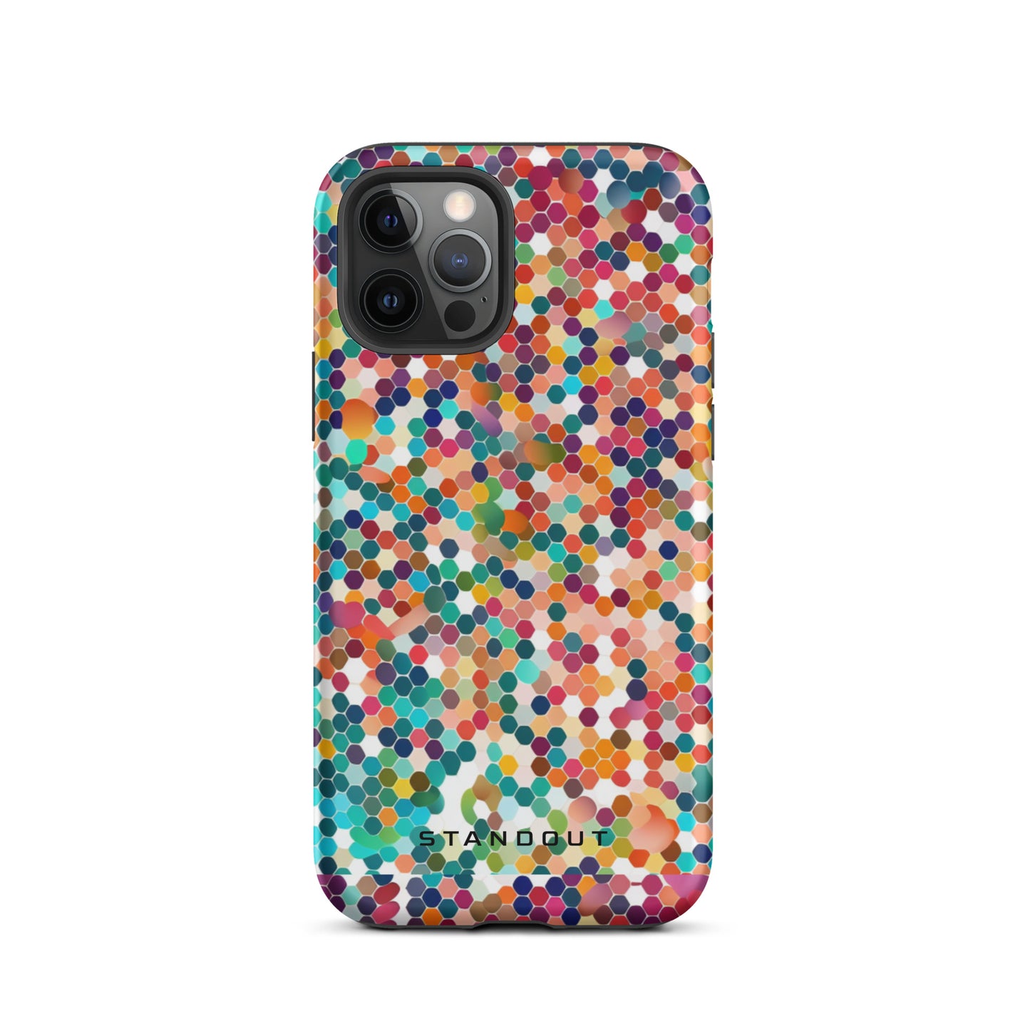 Honey Comb colorful abstract Tough Case for iPhone® (FREE Shipping)