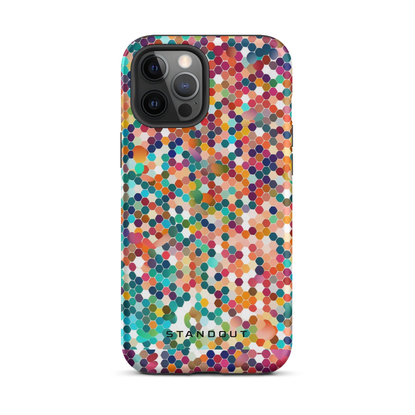 Honey Comb colorful abstract Tough Case for iPhone® (FREE Shipping)