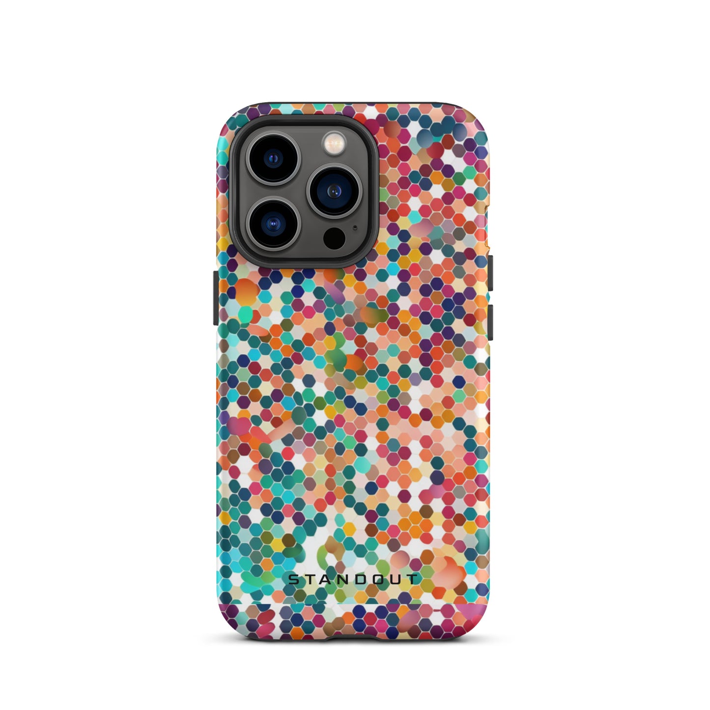 Honey Comb colorful abstract Tough Case for iPhone® (FREE Shipping)