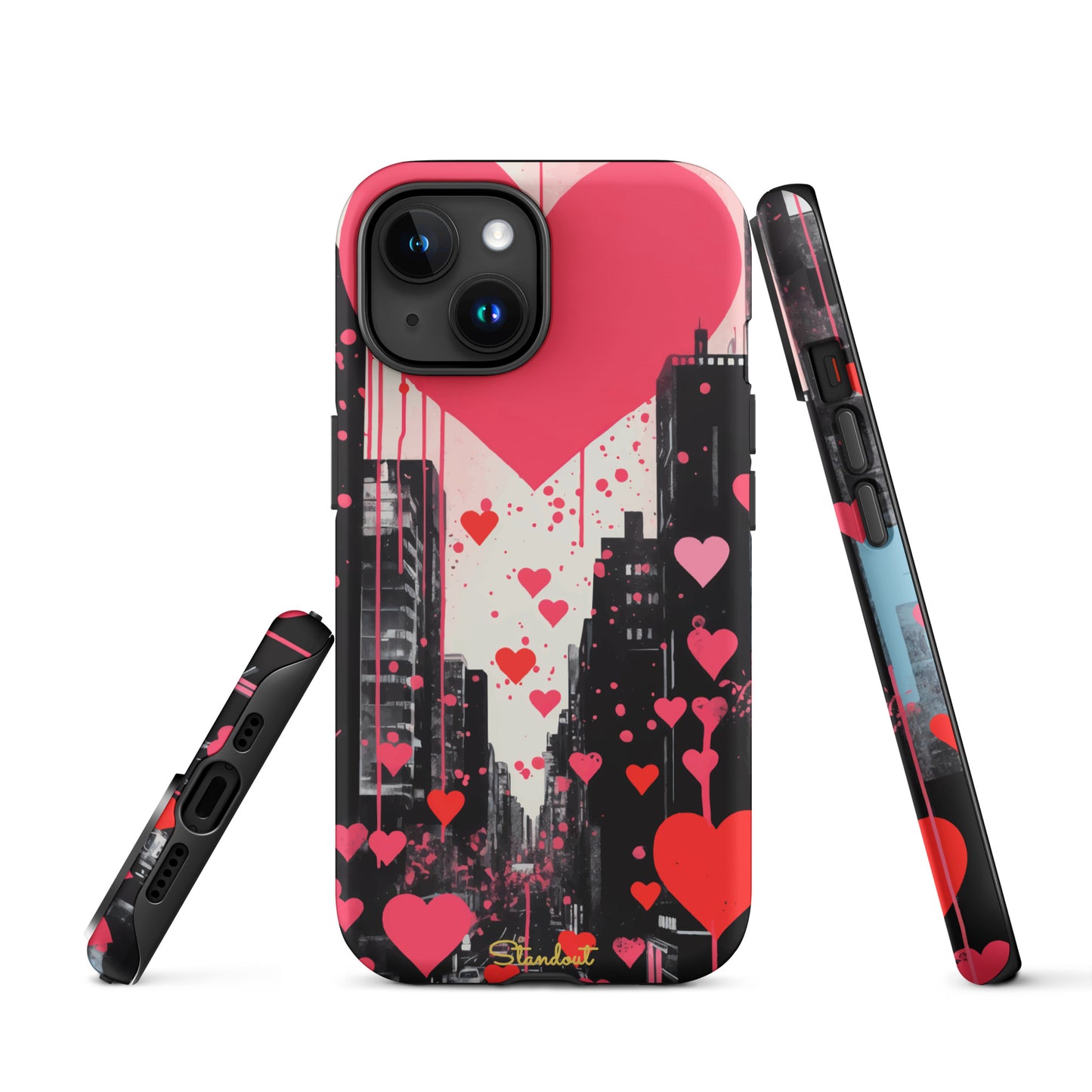 Hearts in the city  Tough Case for iPhone®