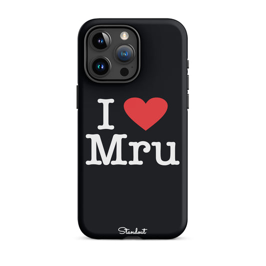 I love Mru original Tough Case for iPhone®