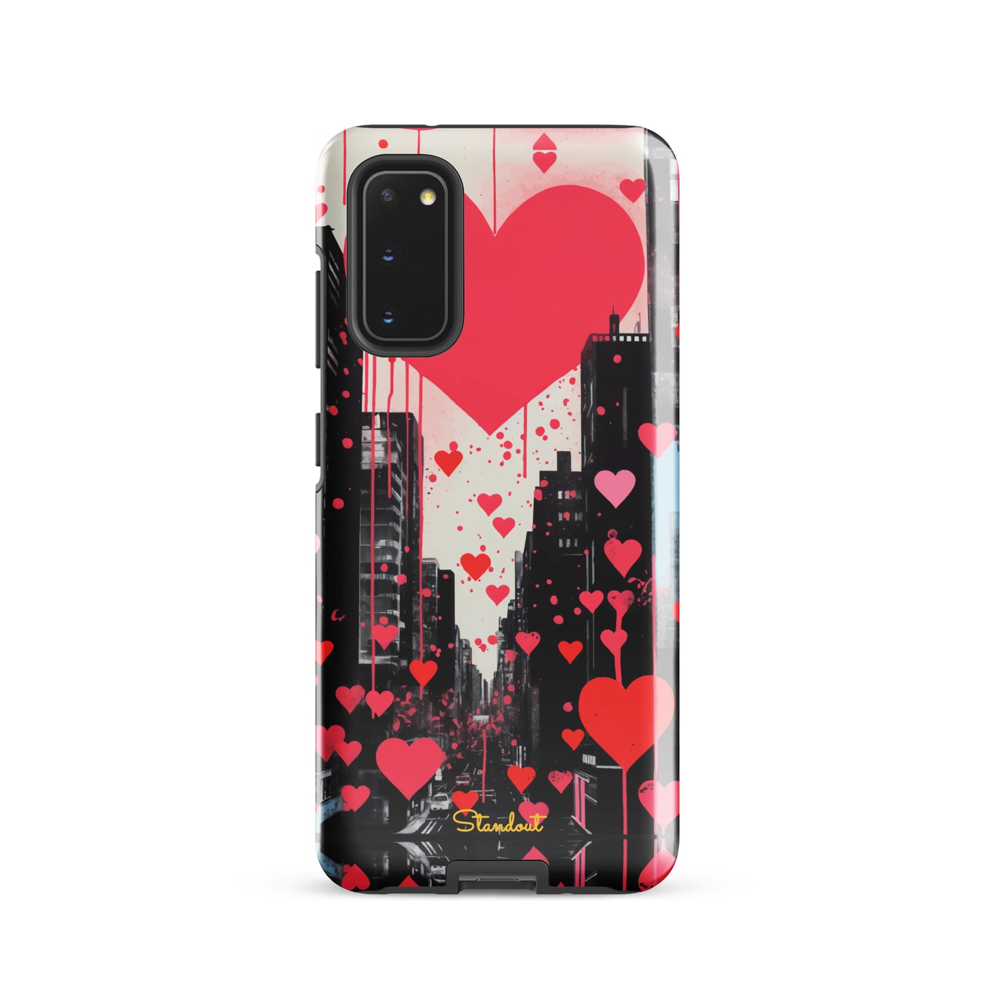 Hearts in the city  Tough case for Samsung®