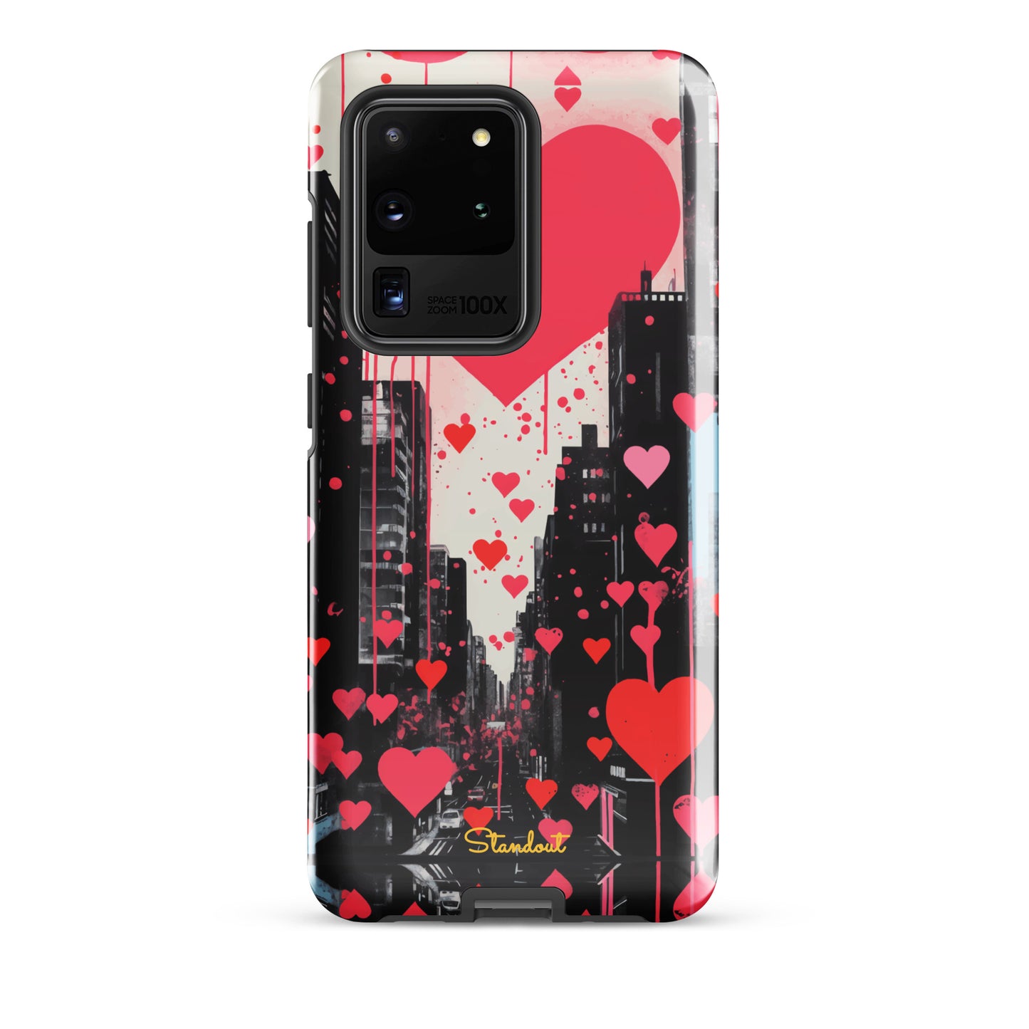 Hearts in the city  Tough case for Samsung®