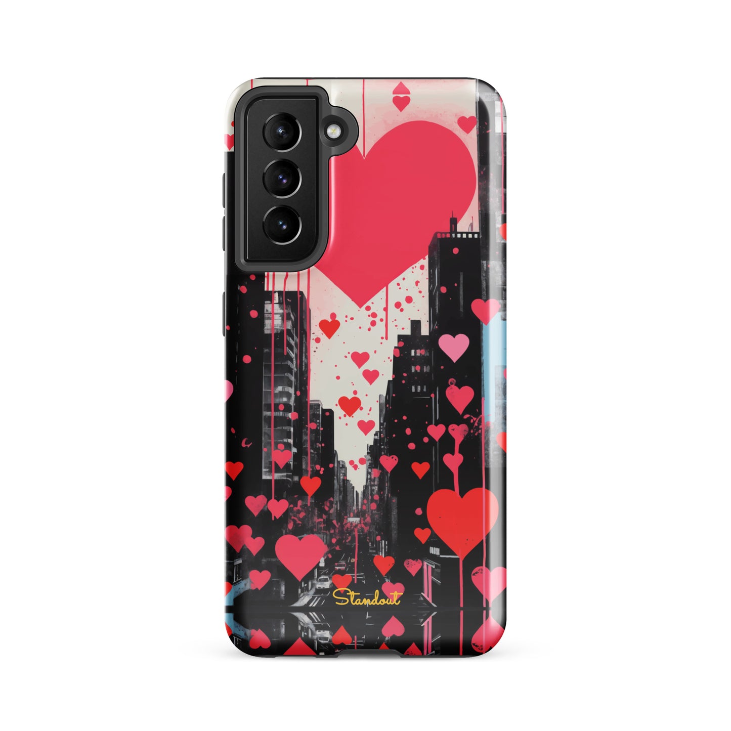 Hearts in the city  Tough case for Samsung®