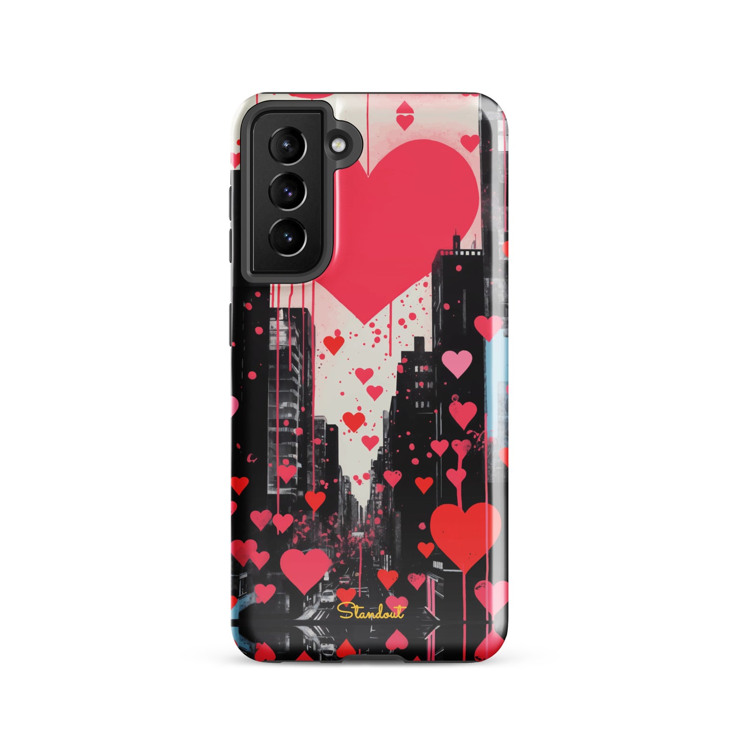 Hearts in the city  Tough case for Samsung®