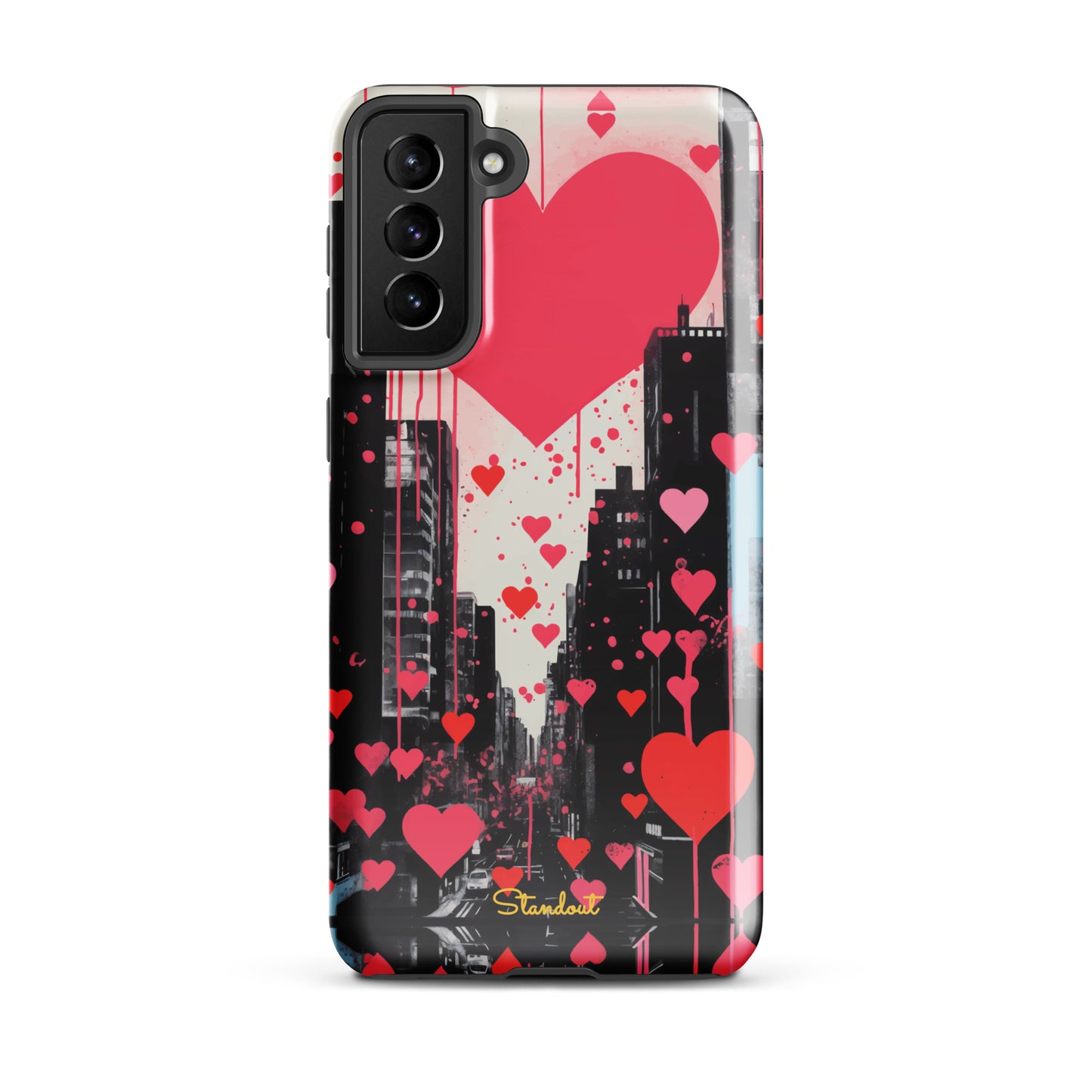 Hearts in the city  Tough case for Samsung®