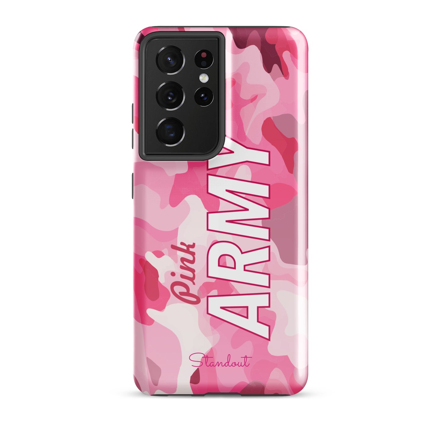 Pink Army Tough case for Samsung® TCS088