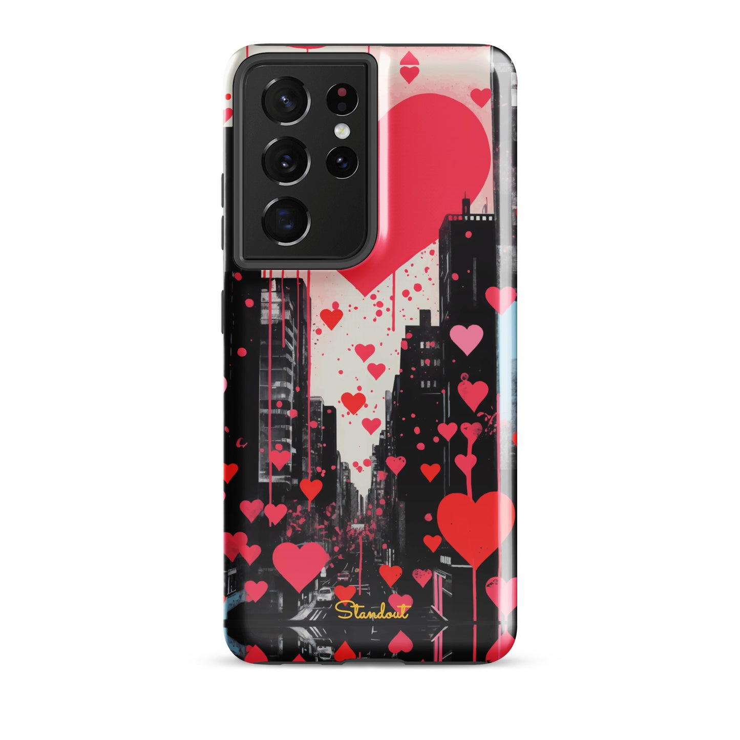 Hearts in the city  Tough case for Samsung®