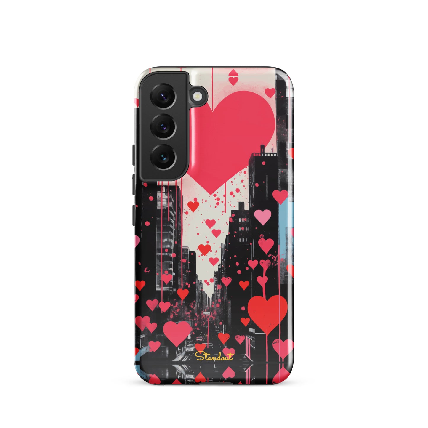 Hearts in the city  Tough case for Samsung®