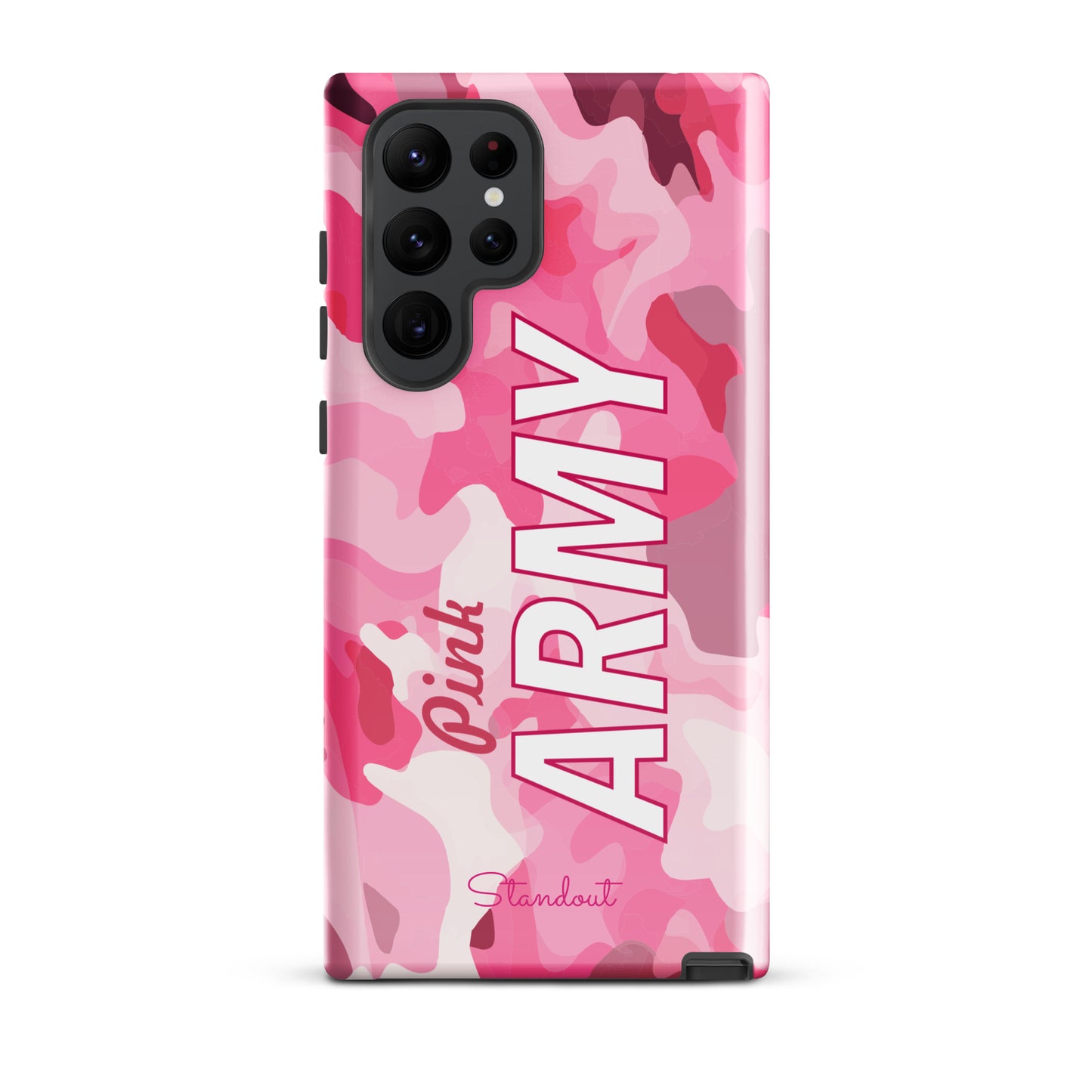 Pink Army Tough case for Samsung® TCS088