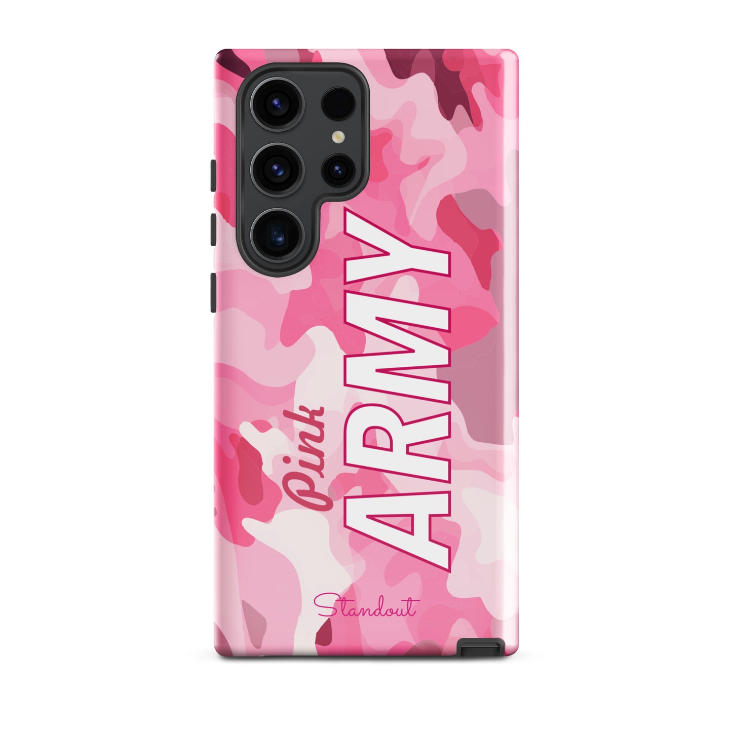 Pink Army Tough case for Samsung® TCS088