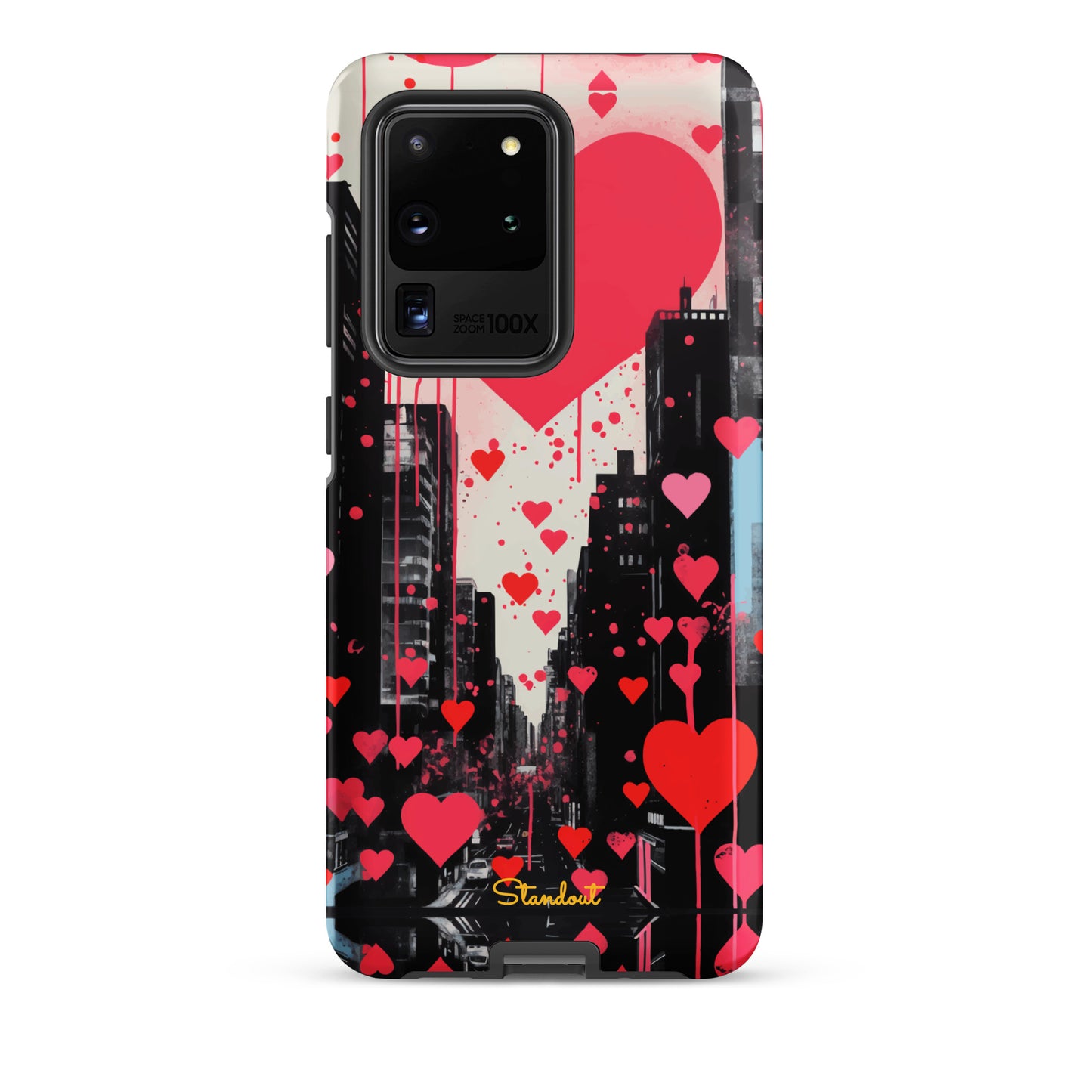 Hearts in the city  Tough case for Samsung®