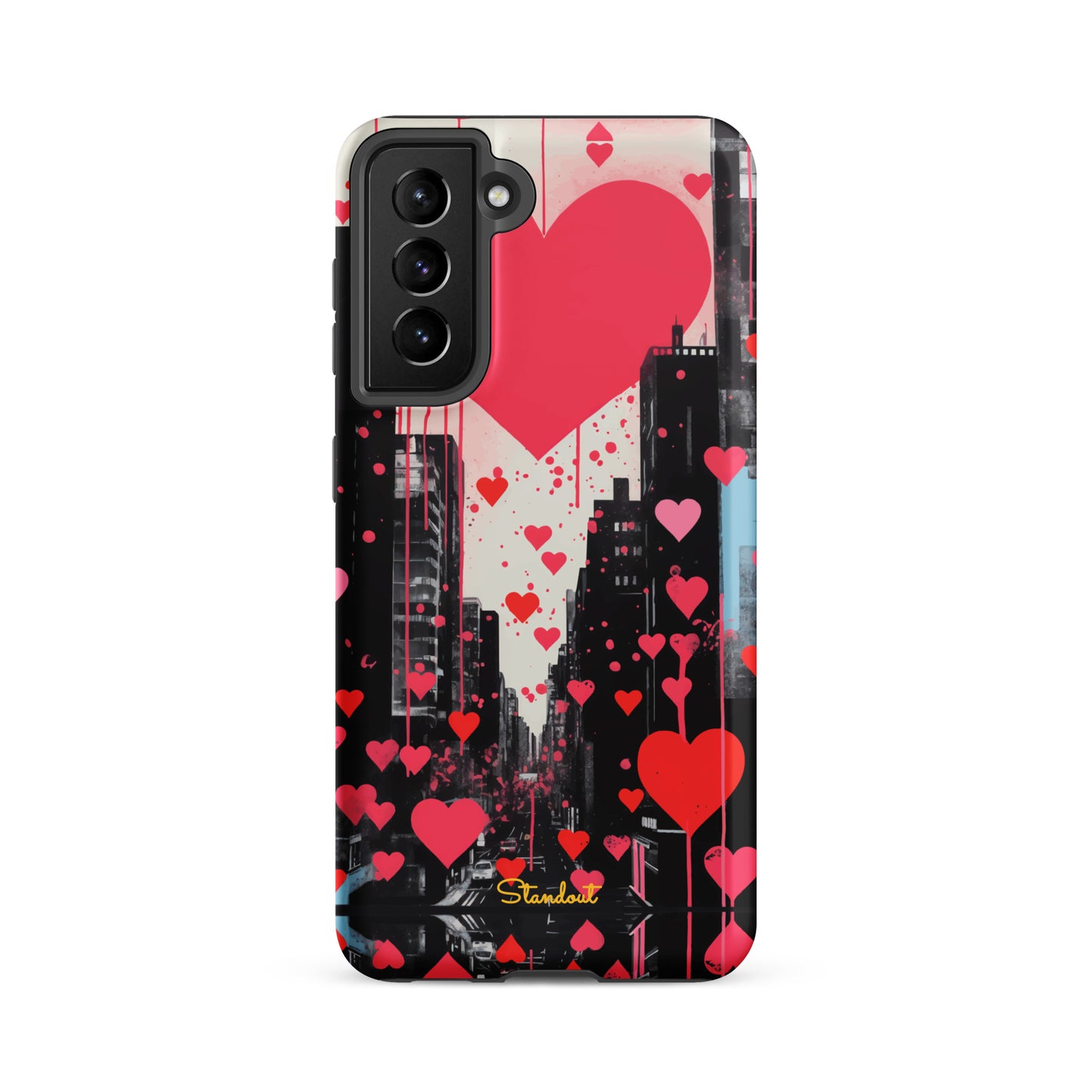 Hearts in the city  Tough case for Samsung®