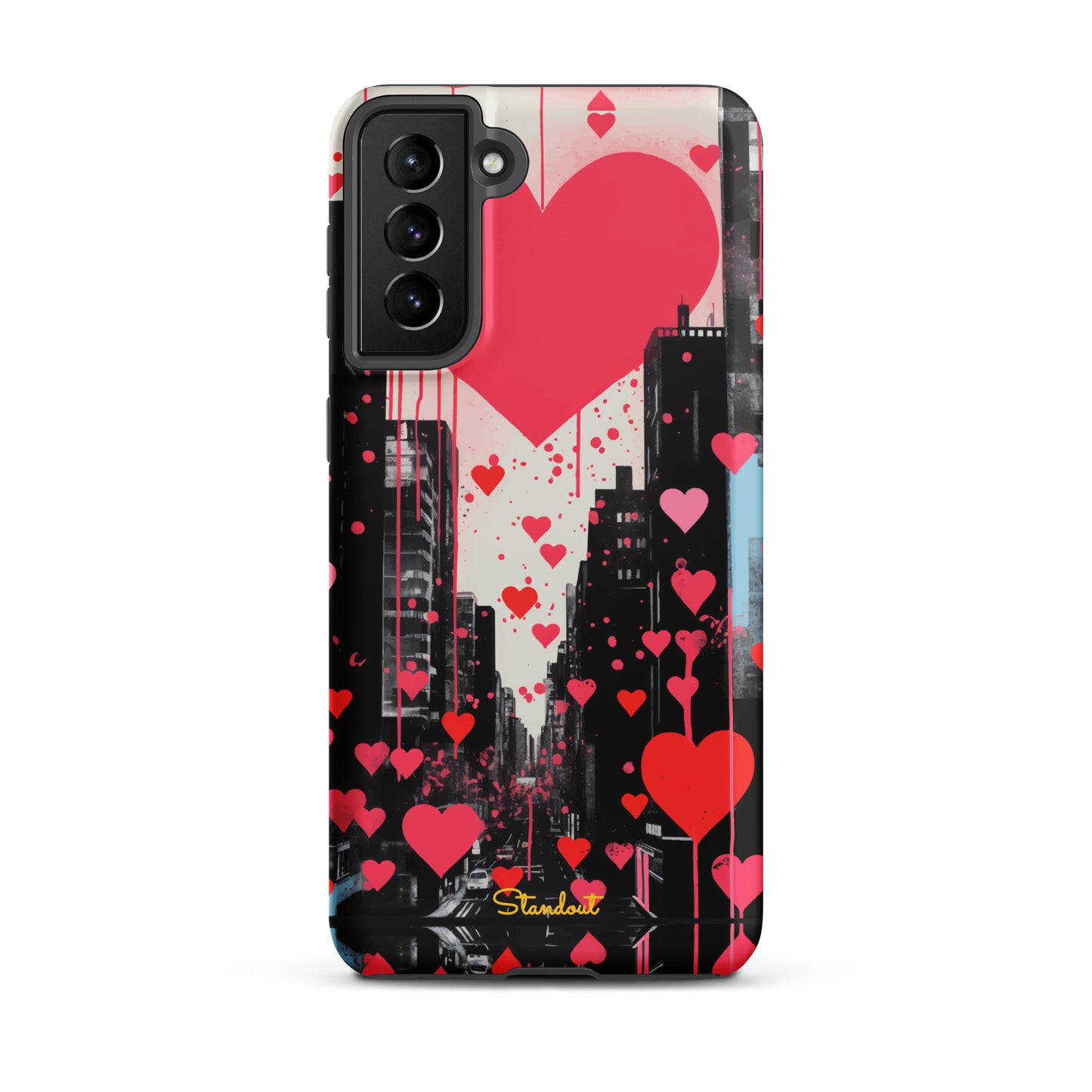 Hearts in the city  Tough case for Samsung®