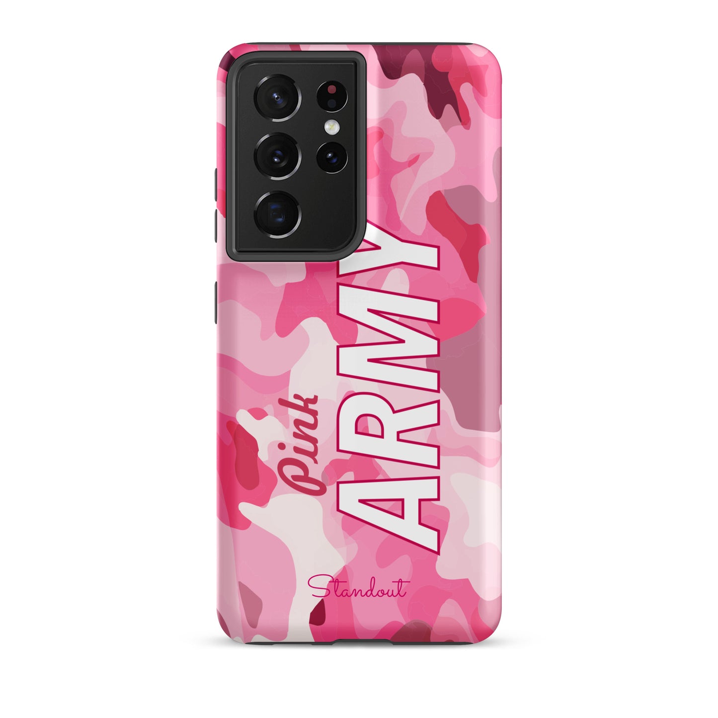 Pink Army Tough case for Samsung® TCS088