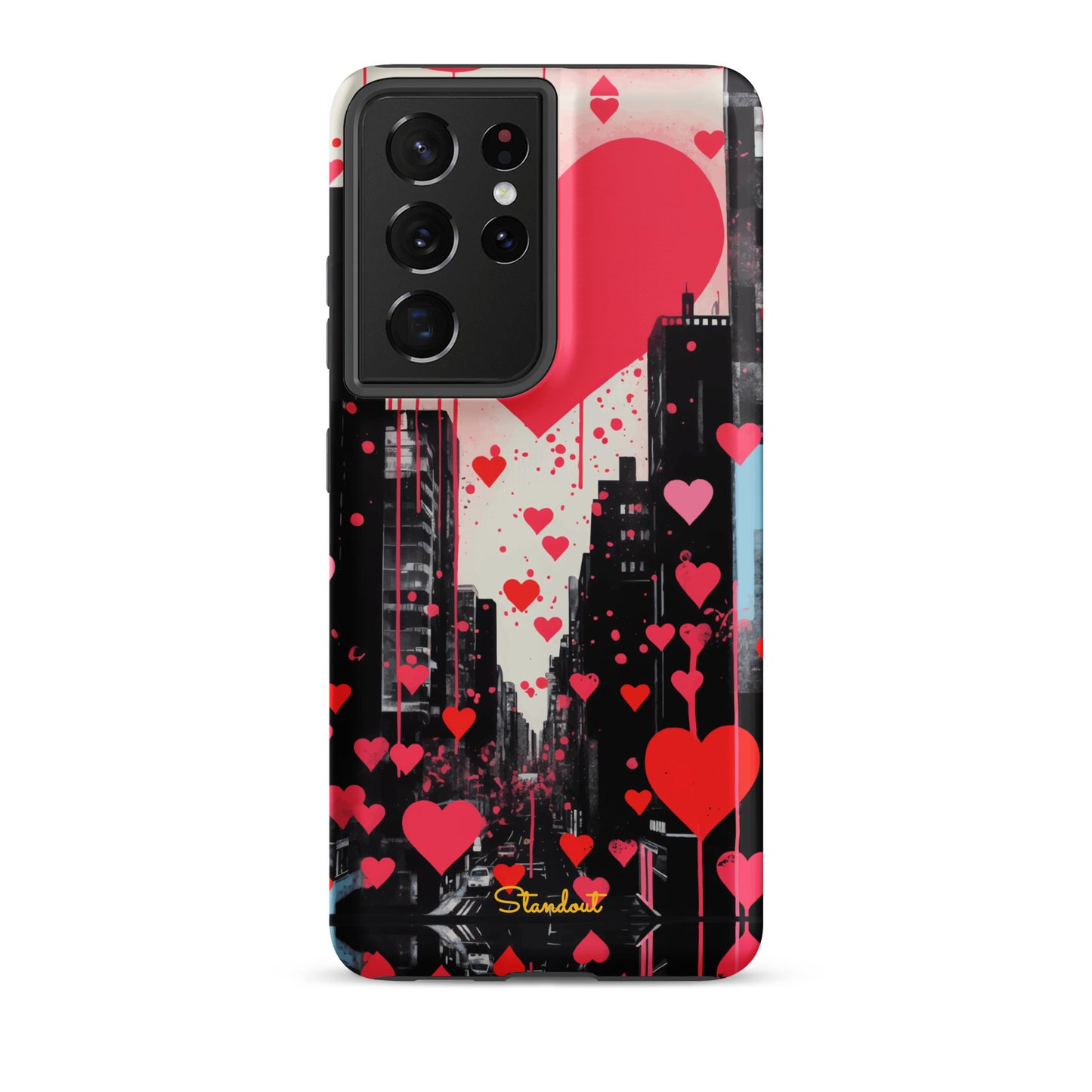 Hearts in the city  Tough case for Samsung®