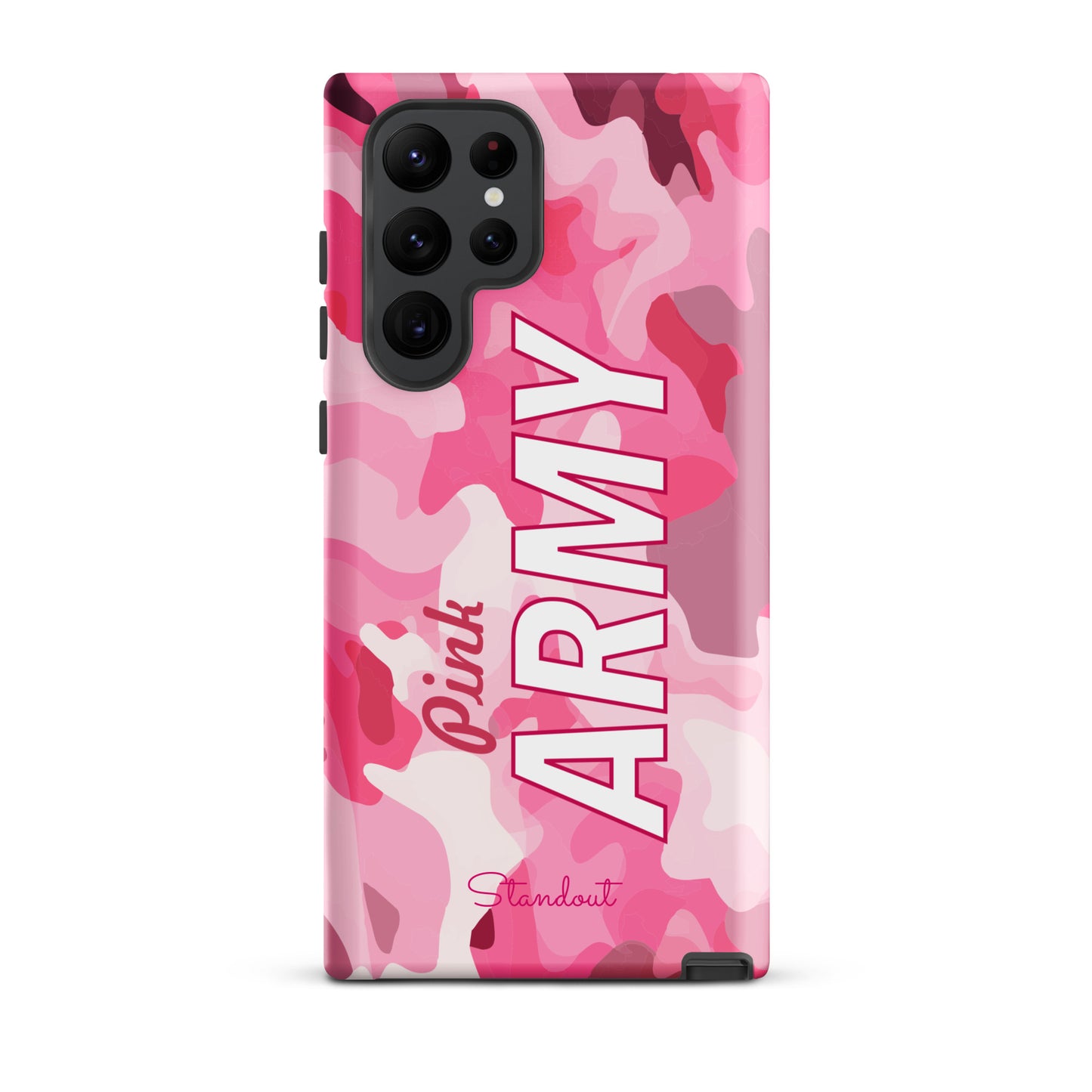 Pink Army Tough case for Samsung® TCS088