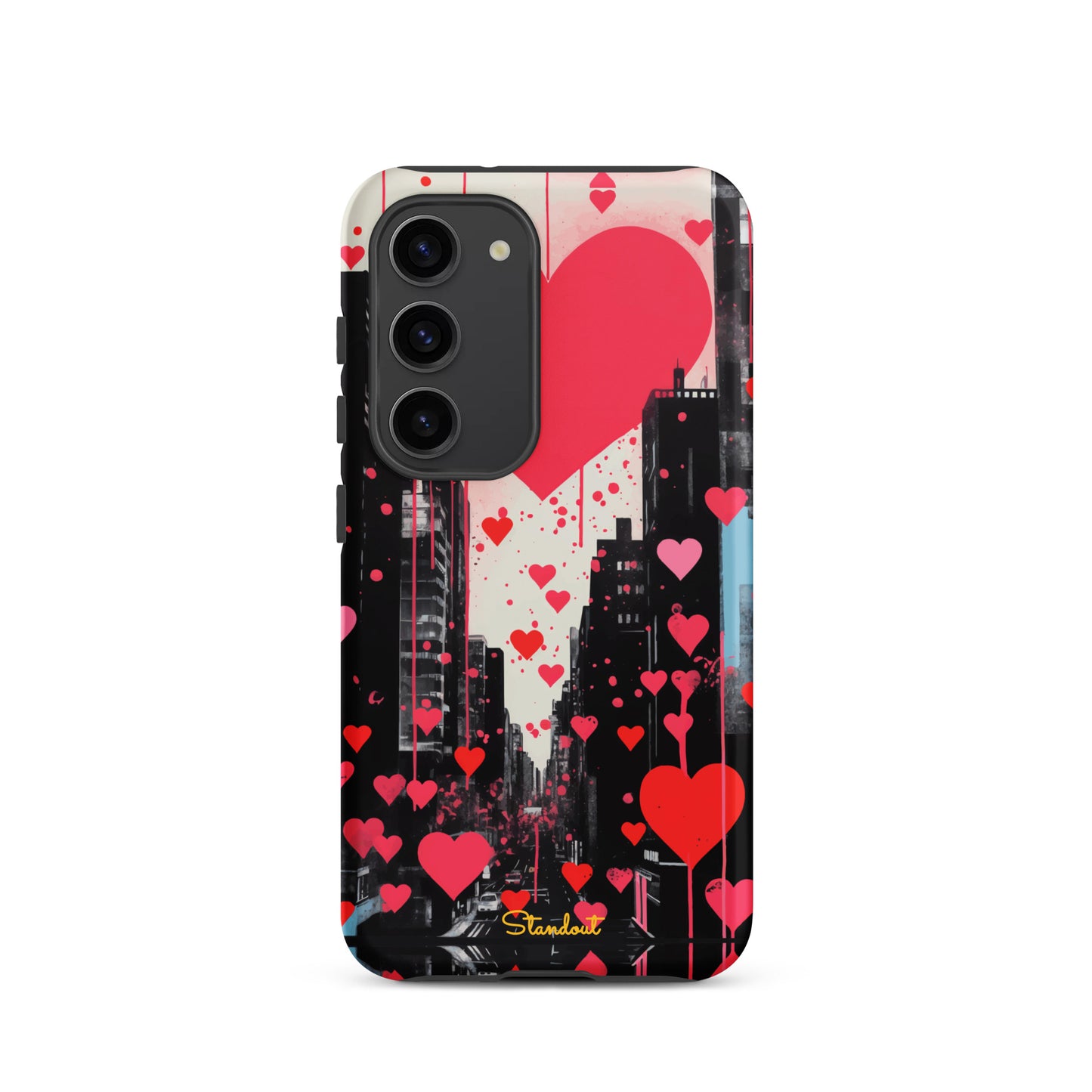 Hearts in the city  Tough case for Samsung®