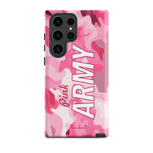 Pink Army Tough case for Samsung® TCS088